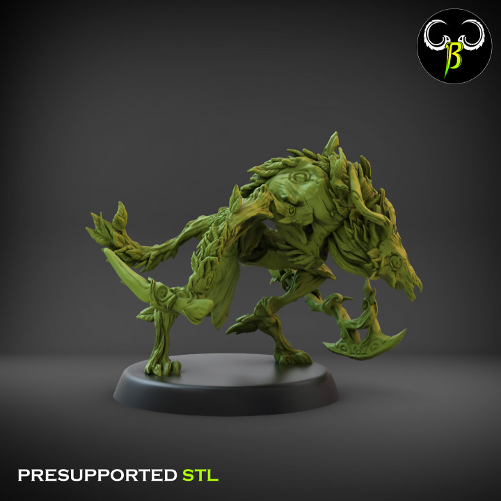 3D Printable Ferocious Spirit Axe Set A by ClayBeastCreation