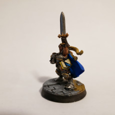 Picture of print of Dwarf Female Paladin - RPG Hero Character D&D 5e - Titans of Adventure Set 07