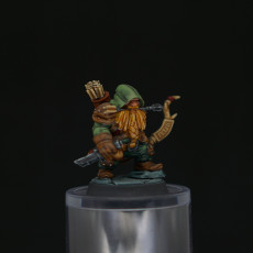 Picture of print of Dwarf Male Ranger - RPG Hero Character D&D 5e - Titans of Adventure Set 09
