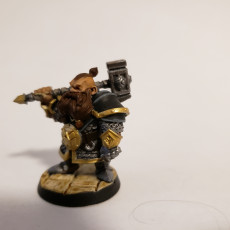 Picture of print of Dwarf Male Fighter - RPG Hero Character D&D 5e - Titans of Adventure Set 13