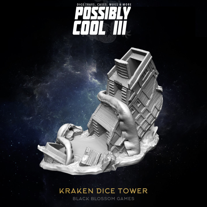 T3T03 Kraken Dice Tower :: Possibly Cool Dice Tower 3 image