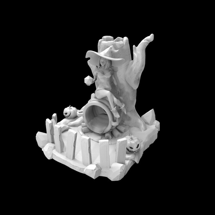 3D Printable T3T04 Witch Dice Tower :: Possibly Cool Dice Tower 3