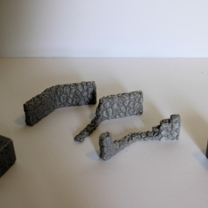 Stone Wall Scatter with Bridge image