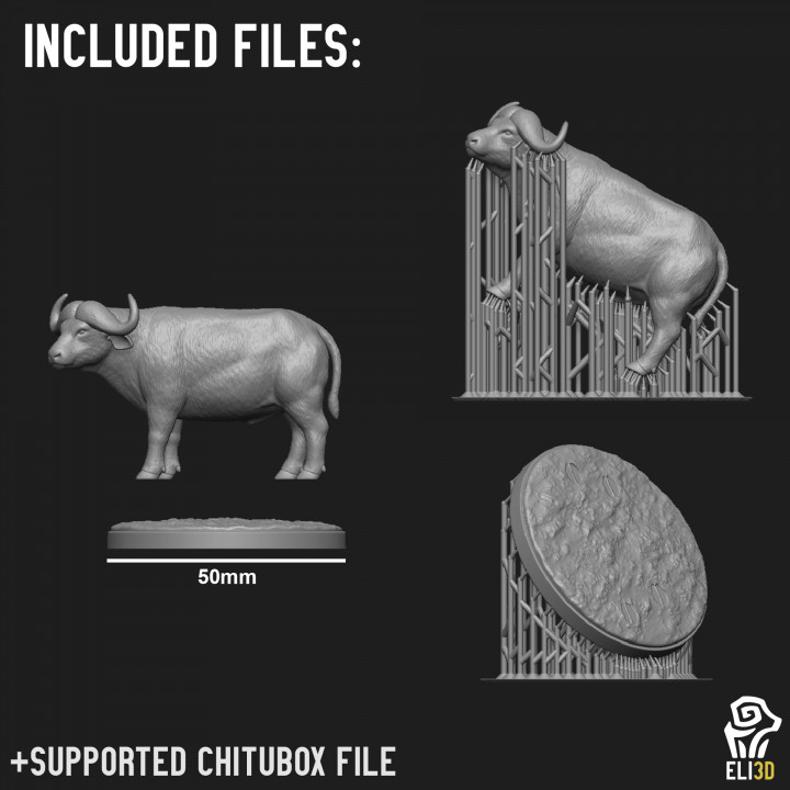 3D Printable Animals - Savanna Wildlife by ELI 3D