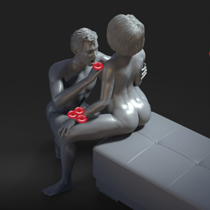 BOOBS LOVE - NSFW - EROTIC MINIATURE 75 MM SCALE