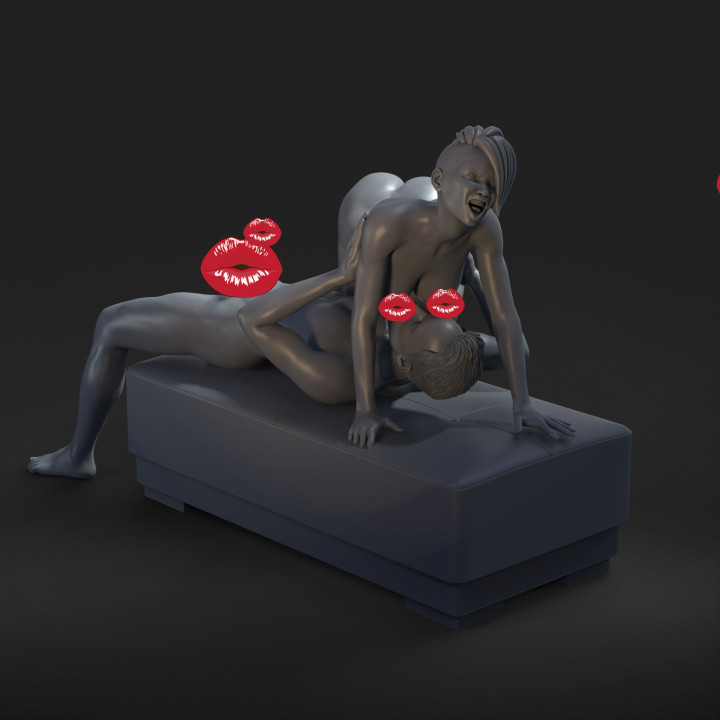 BOOBS LOVE - NSFW - EROTIC MINIATURE 75 MM SCALE