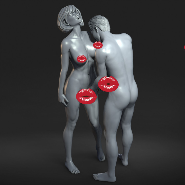 BOOBS LOVE - NSFW - EROTIC MINIATURE 75 MM SCALE