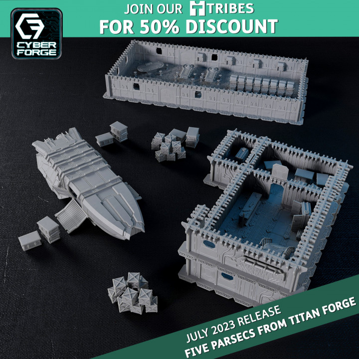 Cyber Forge Five Parsecs From Titan Forge Terrain image