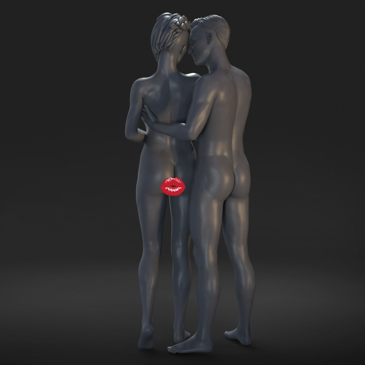 Lovers- NSFW - EROTIC MINIATURE 75 MM SCALE