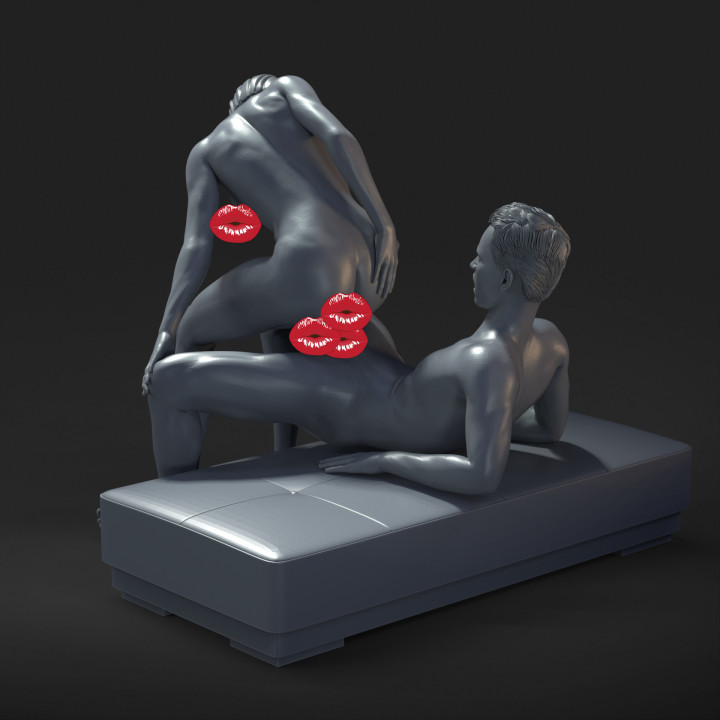 ANAL SEX - NSFW - EROTIC MINIATURE 75 MM SCALE
