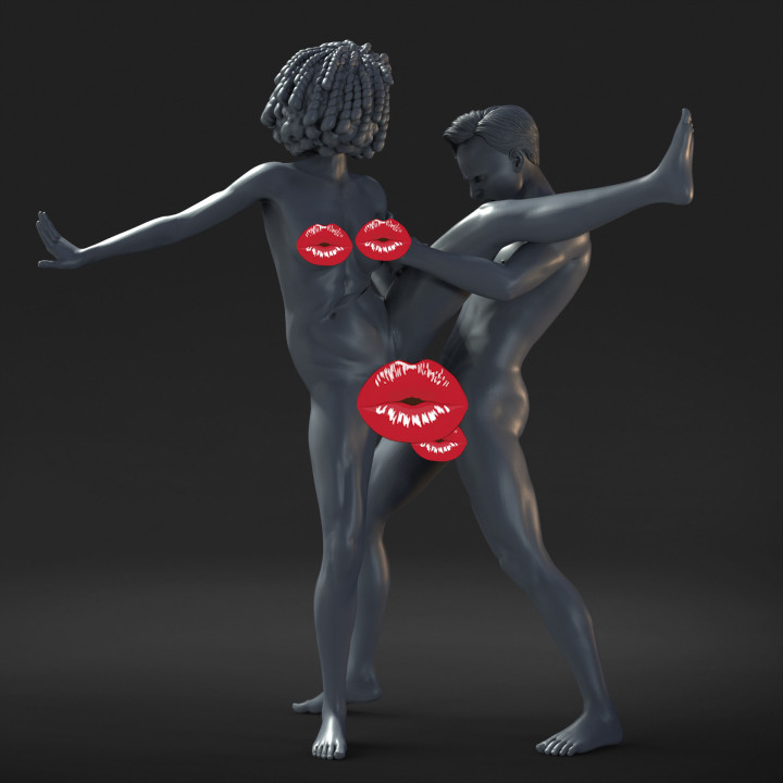 ANAL SEX - NSFW - EROTIC MINIATURE 75 MM SCALE