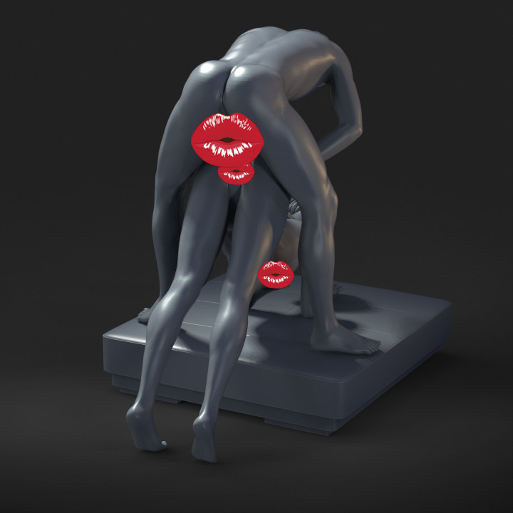 ANAL SEX - NSFW - EROTIC MINIATURE 75 MM SCALE