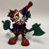 Articulated Creepy Clown print image