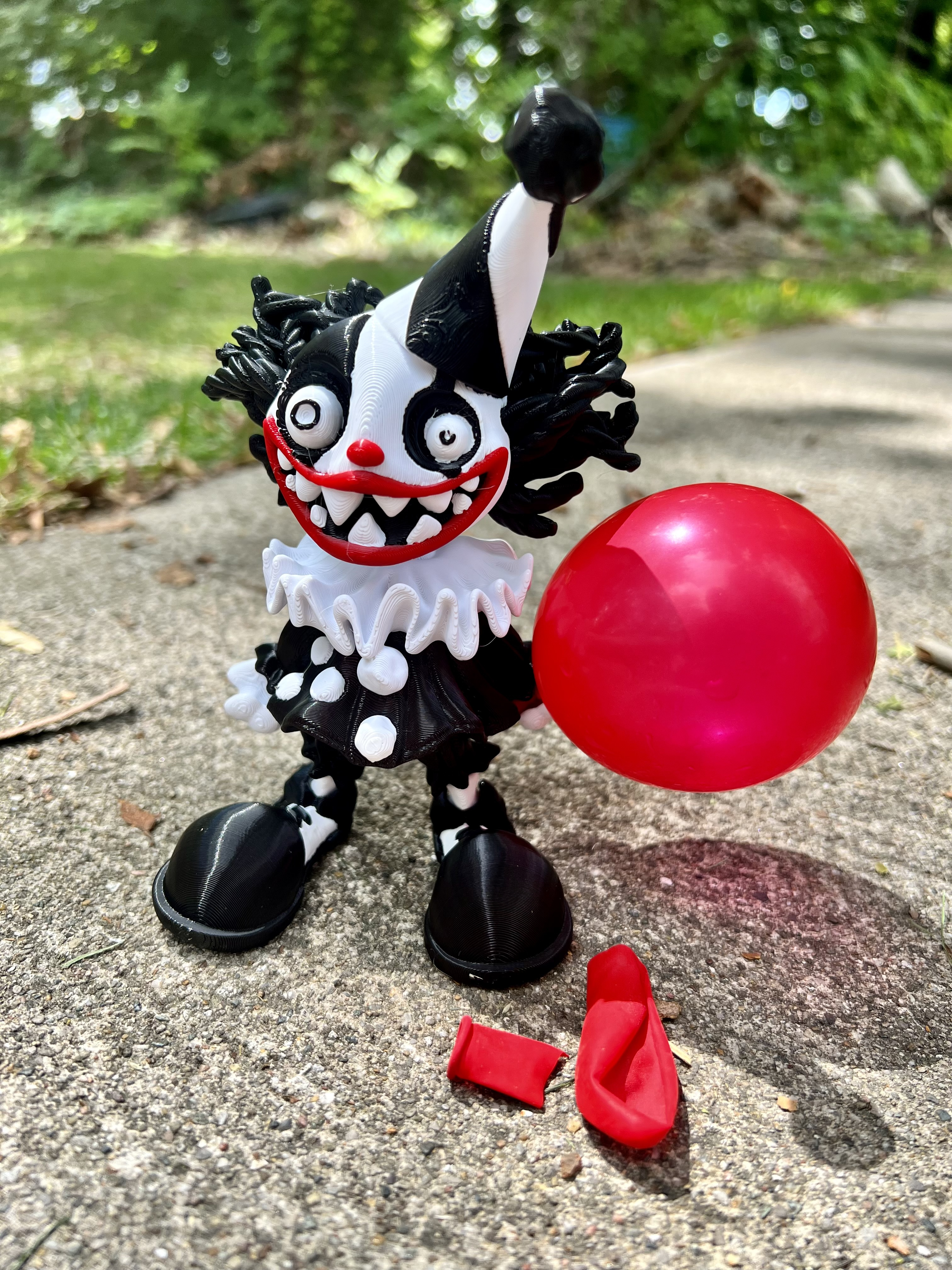 mimi the clown /シルクスクリーン Koji Murai Sankyo Museum Dancing Clown Little Pierrot Pierre