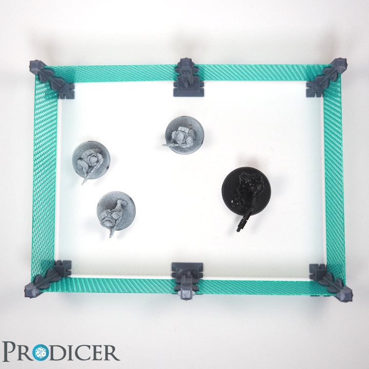 Tabletop sci-fi terrain energy barrier or laser fence by PRODICER