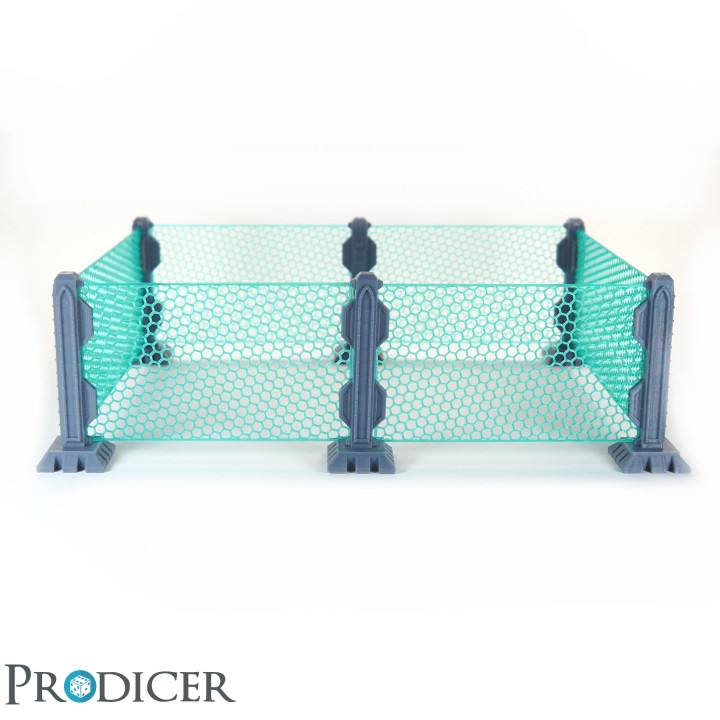 Tabletop sci-fi terrain energy barrier or laser fence by PRODICER image