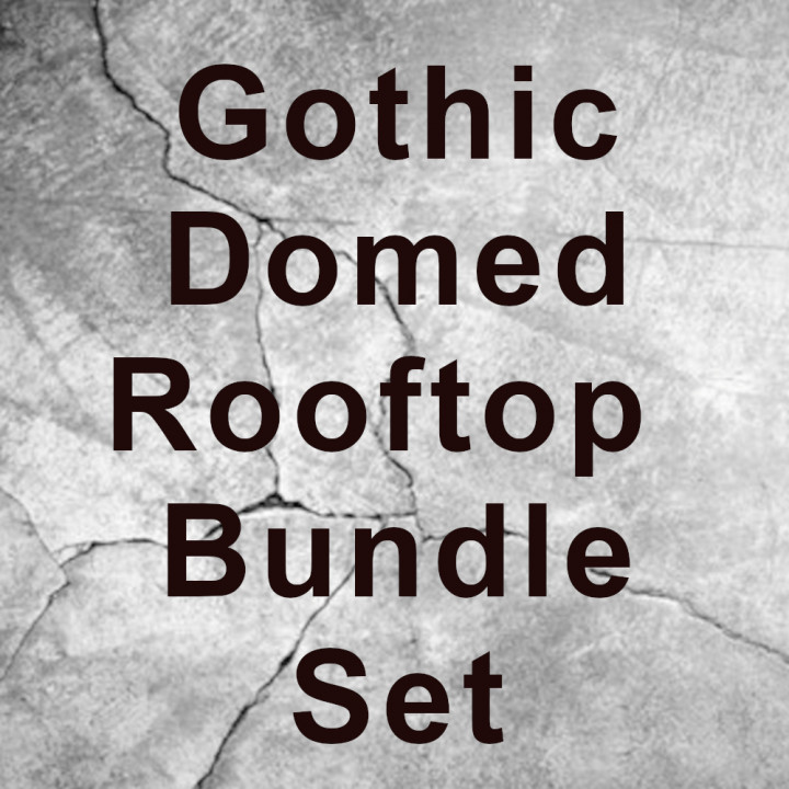 Gothic Domed Rooftop Bundle Set image