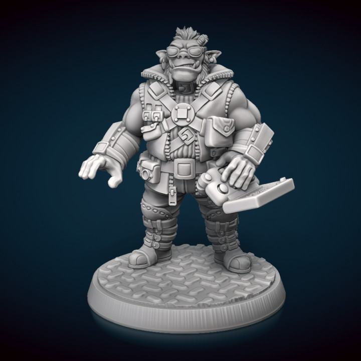 Orc Rigger or Decker miniature