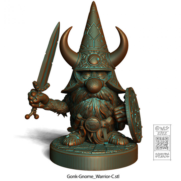 Gonk Gnome with Sword