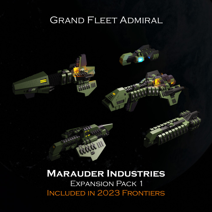 SCI-FI Ships Expansion Pack - Marauder Industries - Presupported image