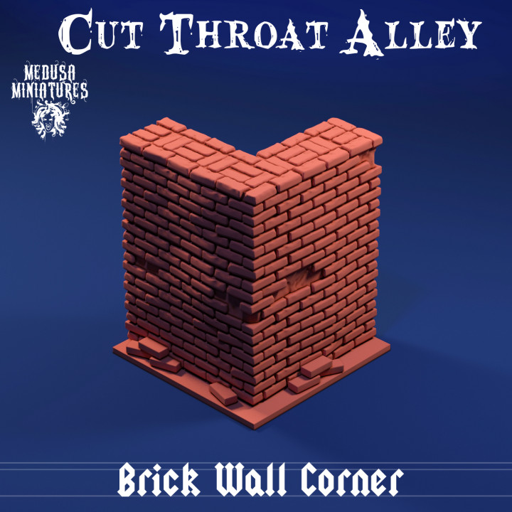 Cut Throat Alley - Brick Wall Corner image