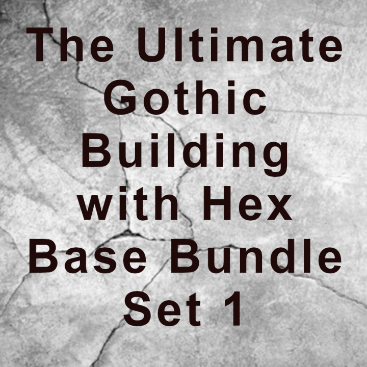 The Ultimate Gothic Building with Hex Base Bundle Set 1 image