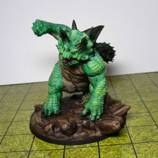 Picture of print of Tricerahulk | PRESUPPORTED | Gods of the Lost Continent