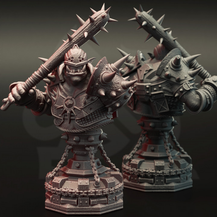 BUST: Orc War Captain - Bruz the Basher image