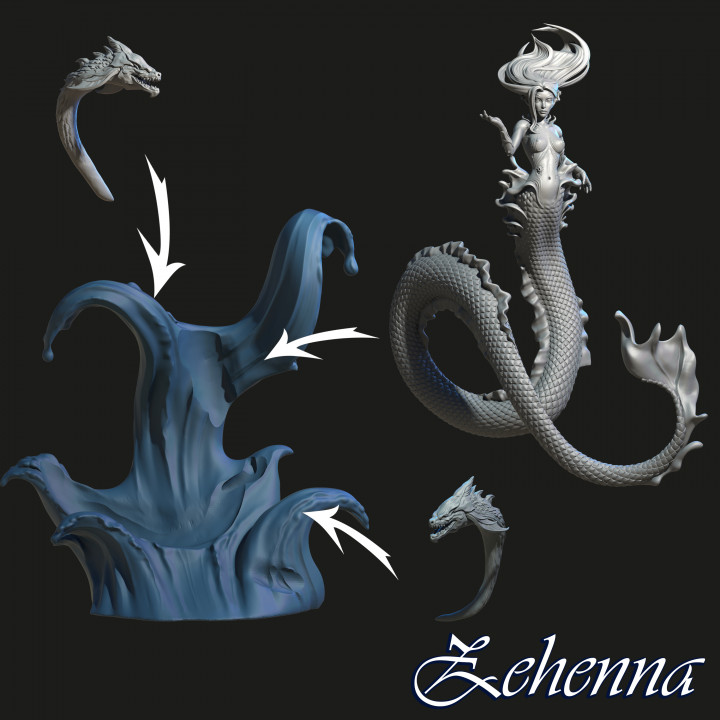 Zehenna, the sea nymph