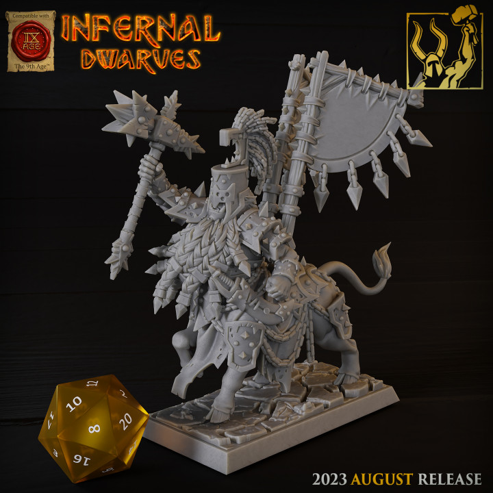 3D Printable Titan Forge Miniatures - 2023 - August - Infernal Dwarves ...