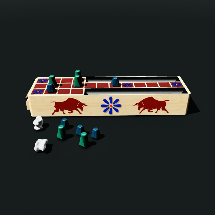 3D Printable The Twenty Squares Board Game by Lazy Bear