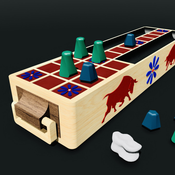 3D Printable The Twenty Squares Board Game by Lazy Bear