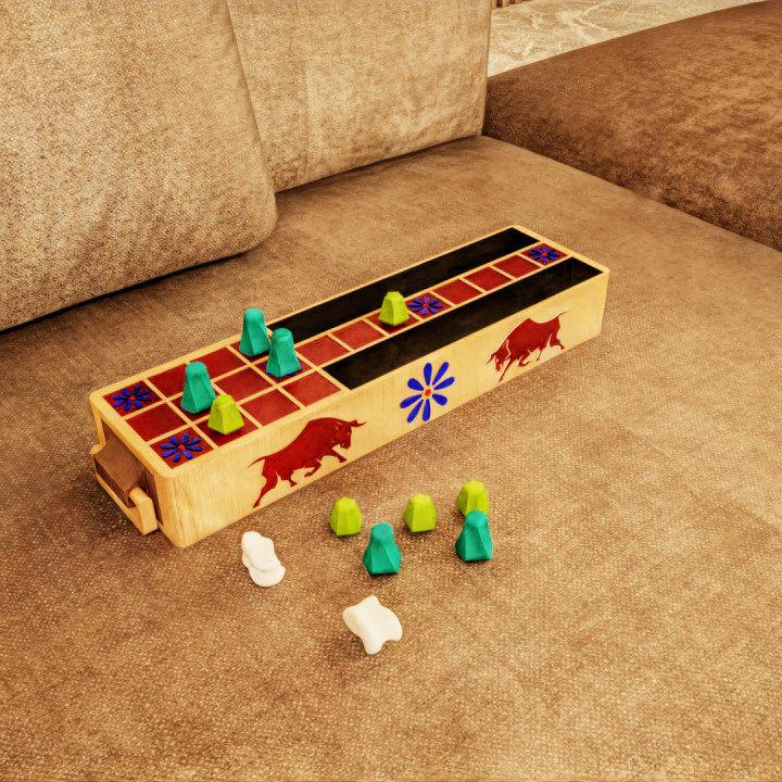 3D Printable The Twenty Squares Board Game by Lazy Bear