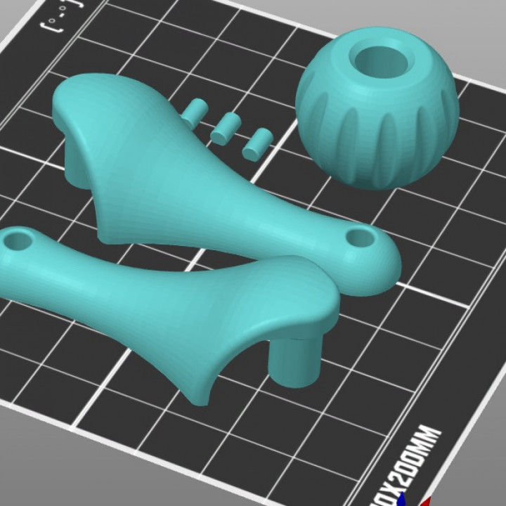 Manual Massager (01 1 Wheel)