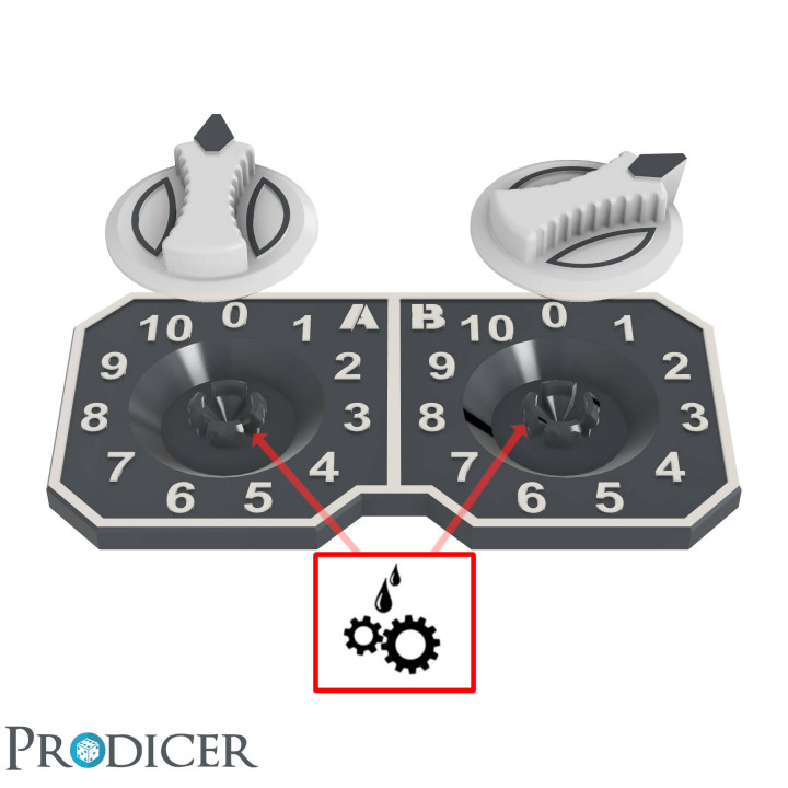 2x10 Pro Counter - point counter for 2 Players by PRODICER image