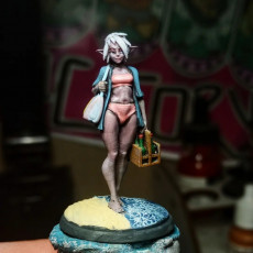 Picture of print of Barb the Elf Beachgoer