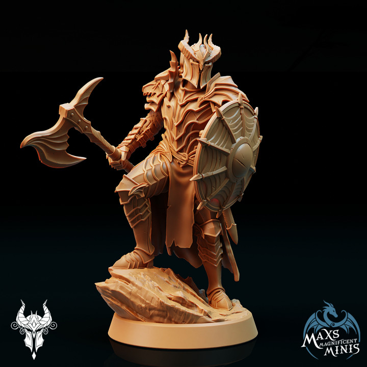 3d Printable The Red Dragon Knight By The Major Arcana