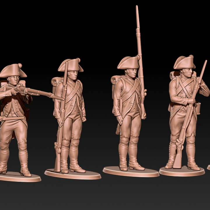 Napoleonic french early fusiliers in bicorne