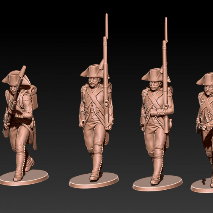 Napoleonic french early grenadiers in bicorne