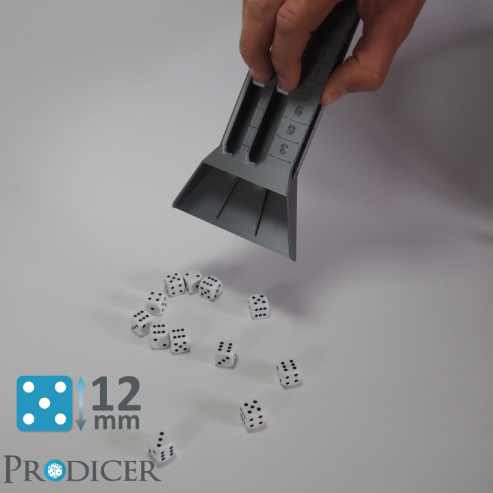 FASTEST DICING with the PRODICER - 30x12mm Dice Organizer image