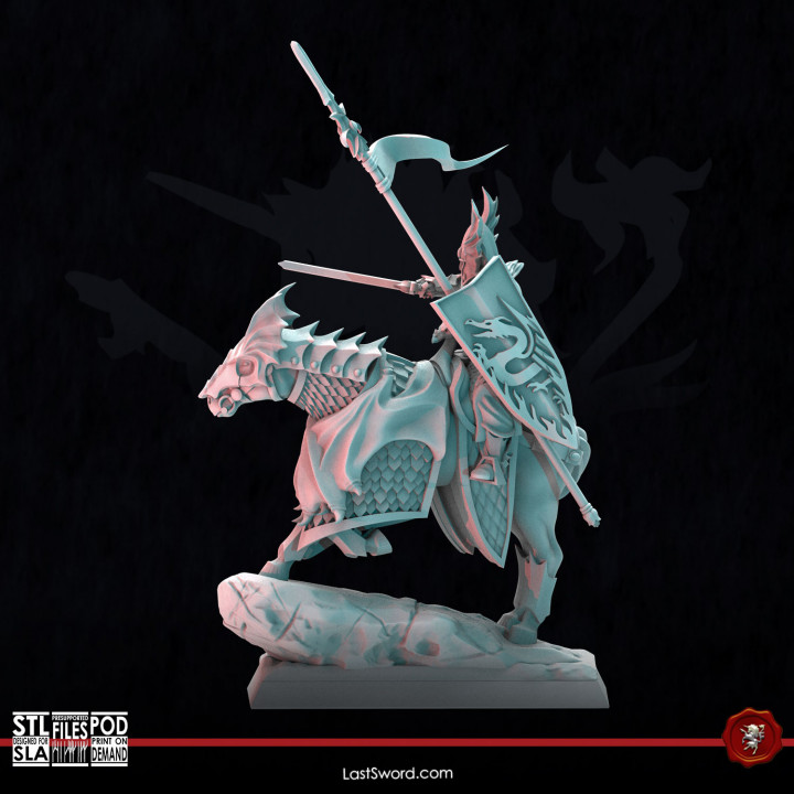 Elven General on Horse image