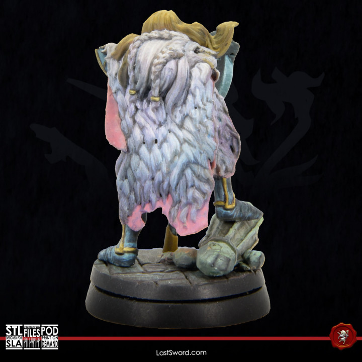 3D Printable Elven Lion Prince by LastSword Miniatures