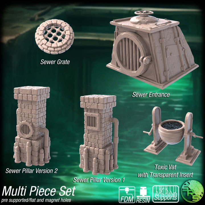 Sewer Terrain Set image