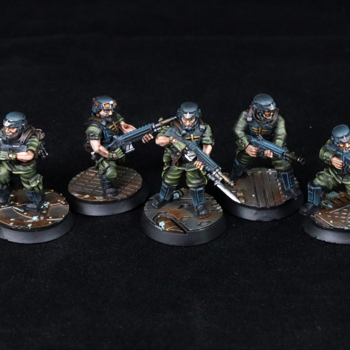 x2 Cadets Rundsgaards - Imperial guard infantry - Kickstarter sample image