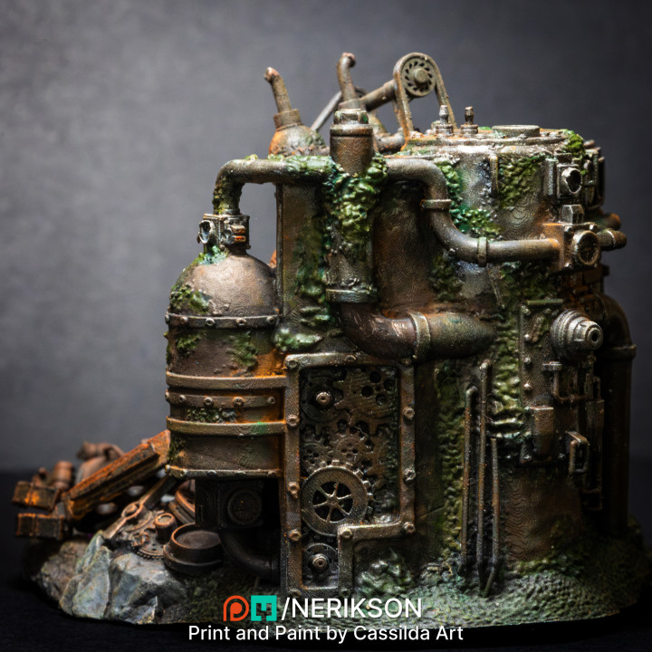 Abandoned Robot Diorama [presupported]