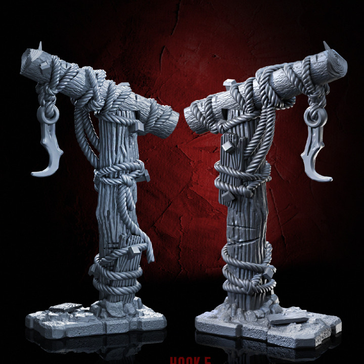 3D Printable Hooks DBD by Dragun Studios