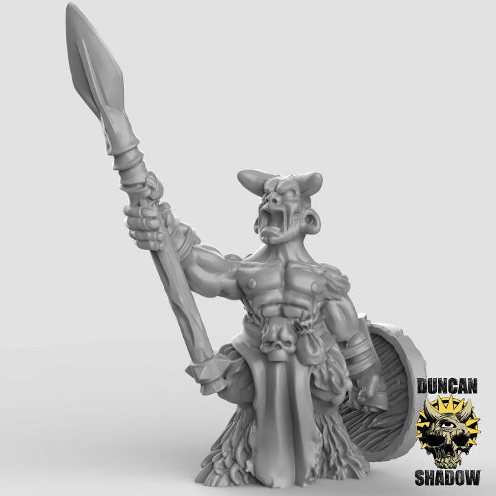 Beastmen ungor with Spears (Pre Supported) image
