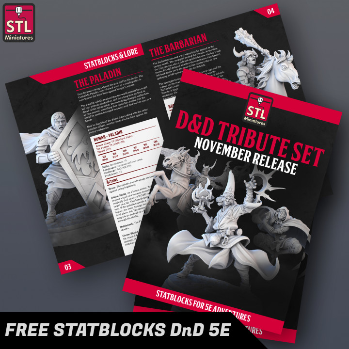 StatBlocks - D&D Tribute Set image