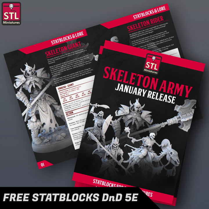 StatBlocks - Skeleton Set image