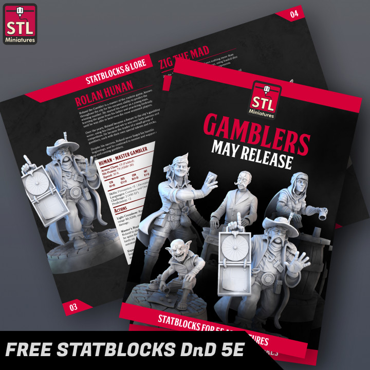 StatBlocks - Street Gamblers Set image